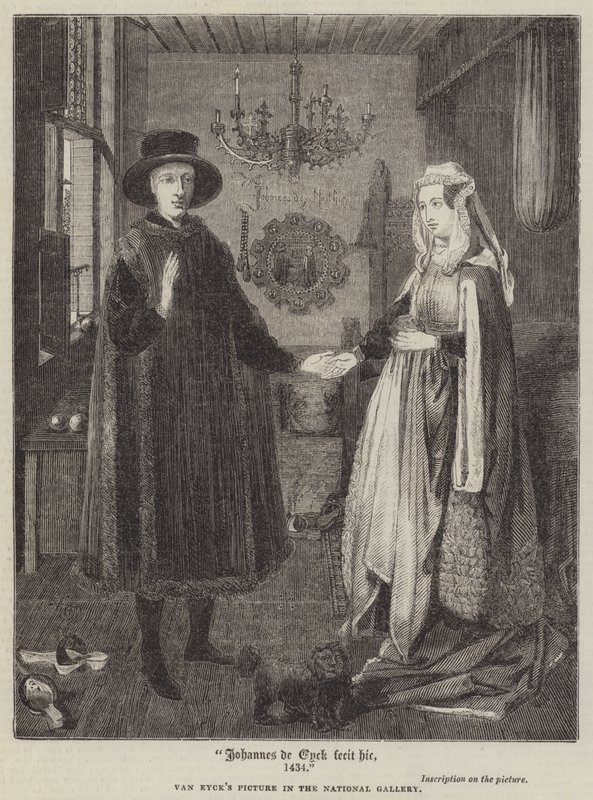 Johannes de Eyck fecit hic, 1434 autorstwa Jan van Eyck
