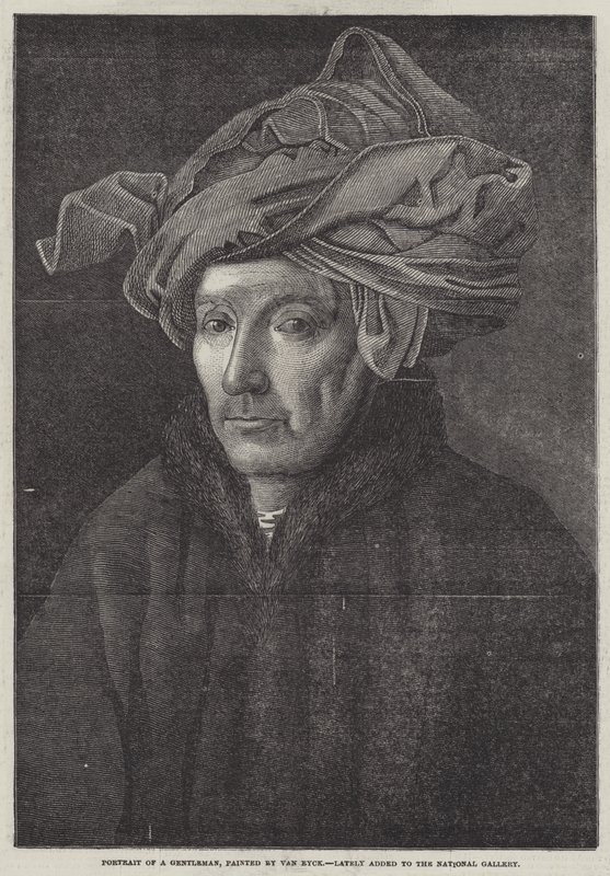 Portret dżentelmena autorstwa Jan van Eyck