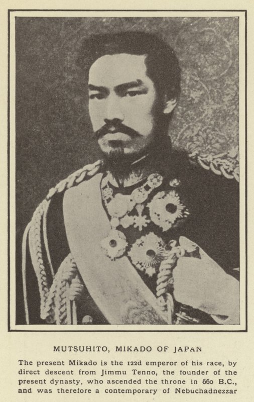 Mutsuhito, Mikado of Japan autorstwa Japanese Photographer
