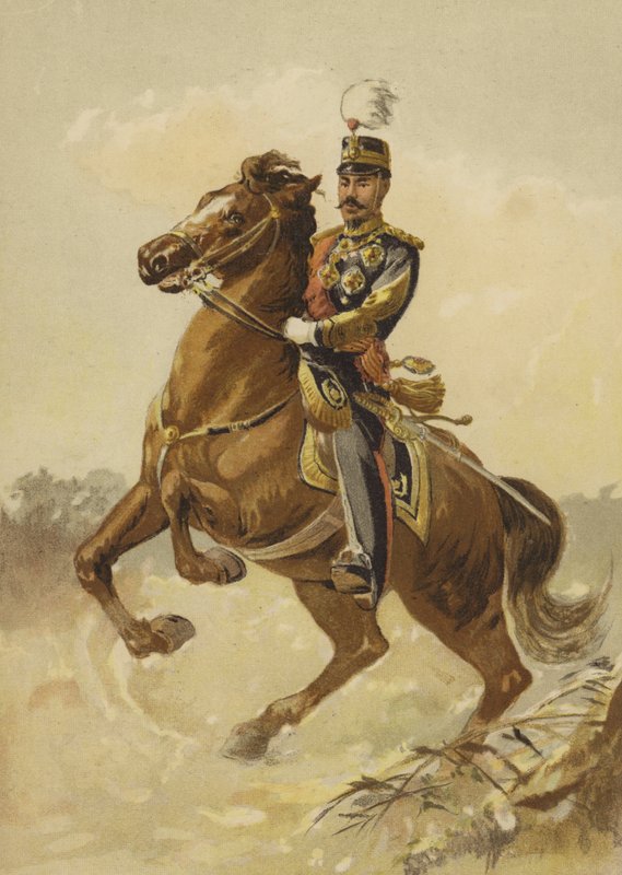 Jego Cesarska Mość Cesarz Japonii (chromolitho) autorstwa Japanese School