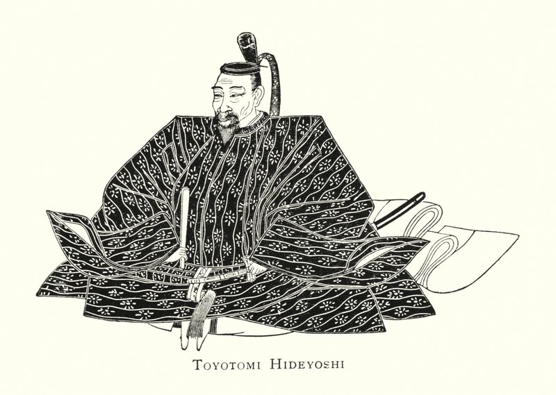 Toyotomi Hideyoshi autorstwa Japanese School