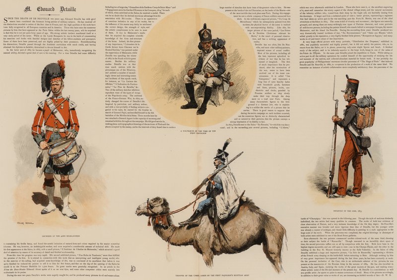 M Edouard Detaille (chromolitho) autorstwa Jean Baptiste Edouard Detaille