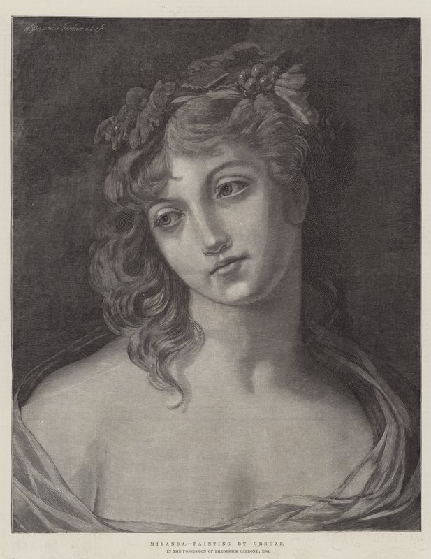 Miranda autorstwa Jean Baptiste Greuze