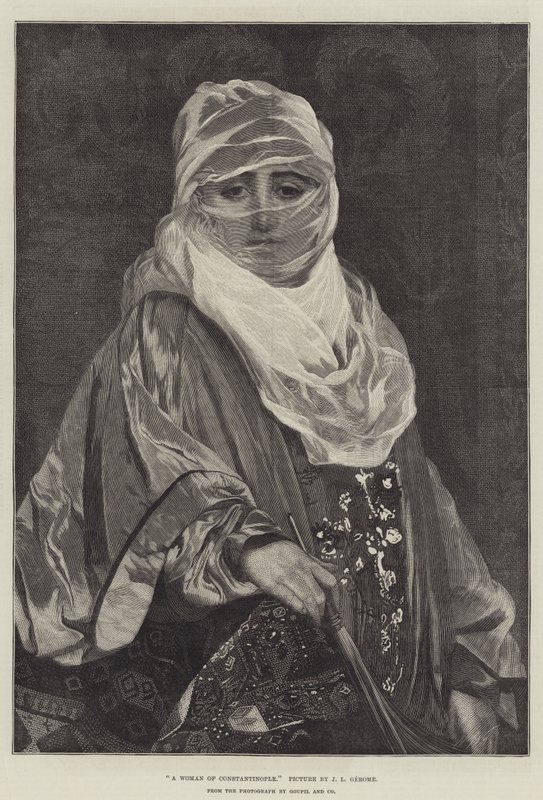 Kobieta z Konstantynopola autorstwa Jean Leon Gerome