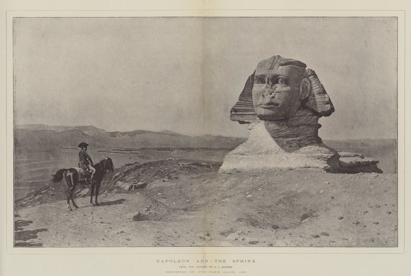 Napoleon i Sfinks autorstwa Jean Leon Gerome