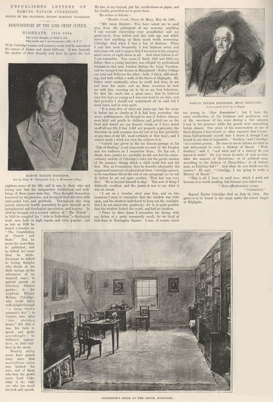 Samuel Taylor Coleridge autorstwa Jean Paul Kayser
