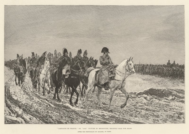 Campagne de France, czyli 1814, niedawno sprzedany za 34 000 funtów autorstwa Jean Louis Ernest Meissonier