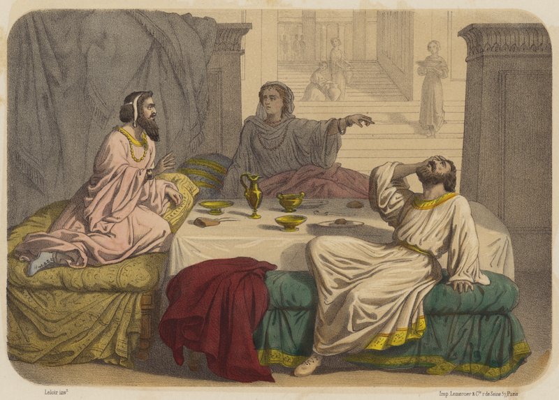 Estera autorstwa Jean Baptiste Auguste Leloir
