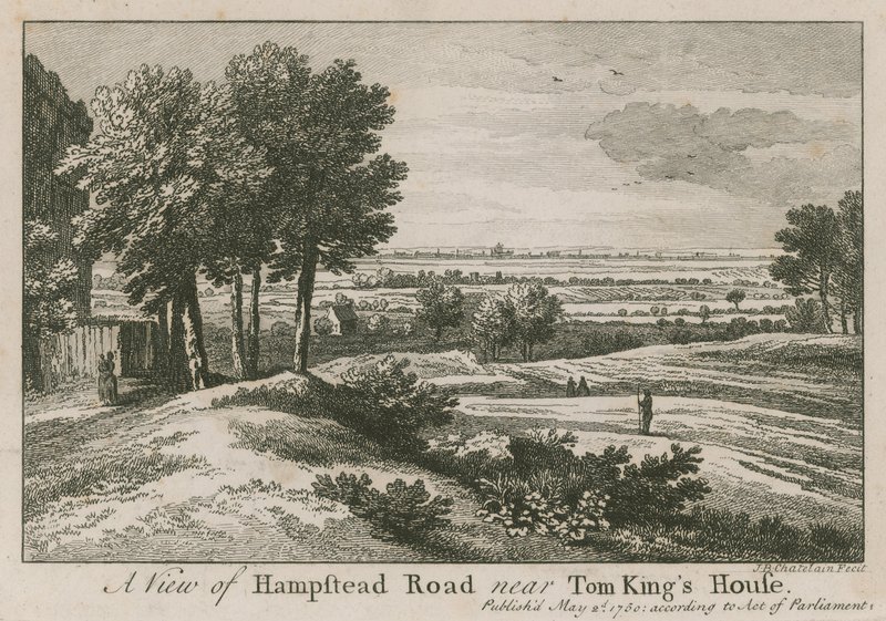 Widok na Hampstead Road w pobliżu Tom King