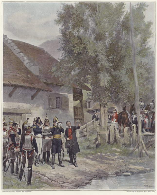 Funkcjonariusze wywiadu autorstwa Jean Baptiste Edouard Detaille