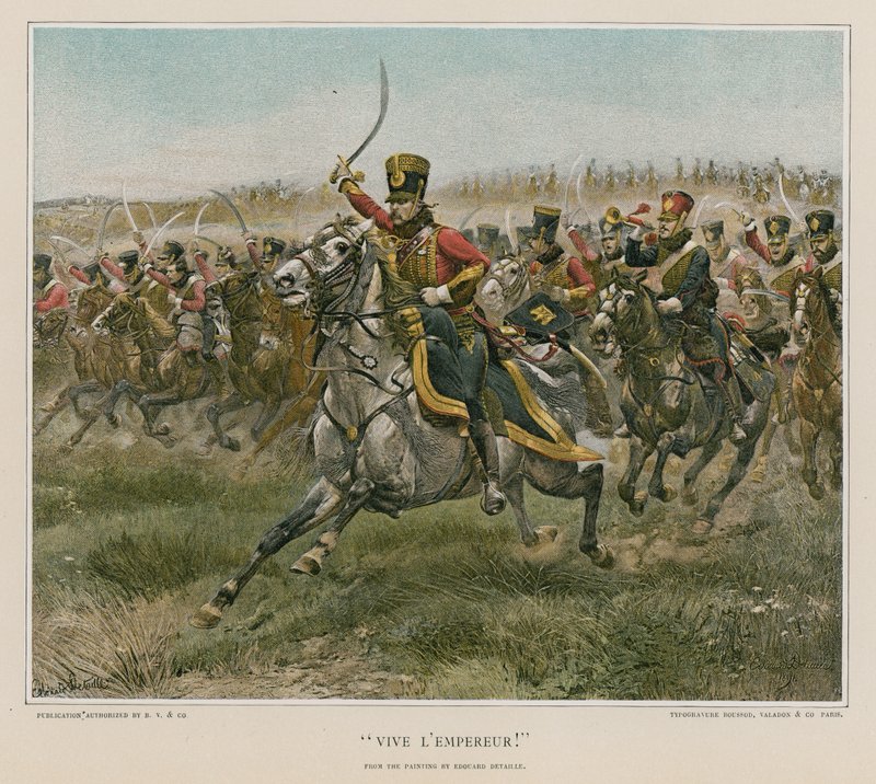 Niech żyje cesarz! autorstwa Jean Baptiste Edouard Detaille