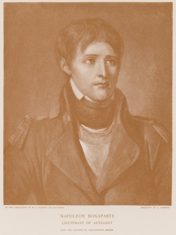 Napoleon Bonaparte autorstwa Jean Baptiste Greuze