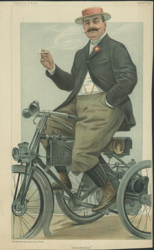 Hrabia Albert de Dion autorstwa Jean Baptiste Guth