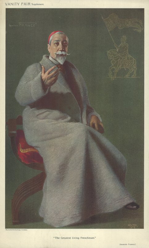 M Anatole Francja autorstwa Jean Baptiste Guth
