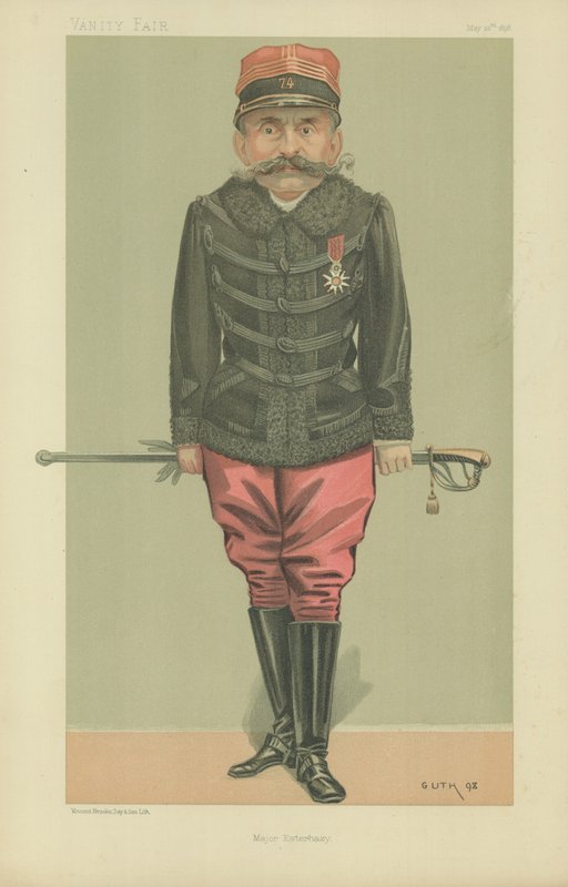 Major Esterhazy autorstwa Jean Baptiste Guth