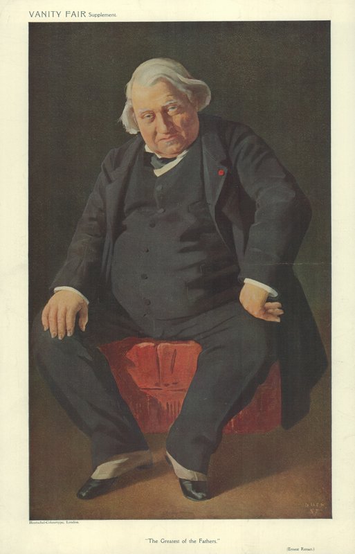 Pan Joseph Ernest Renan autorstwa Jean Baptiste Guth