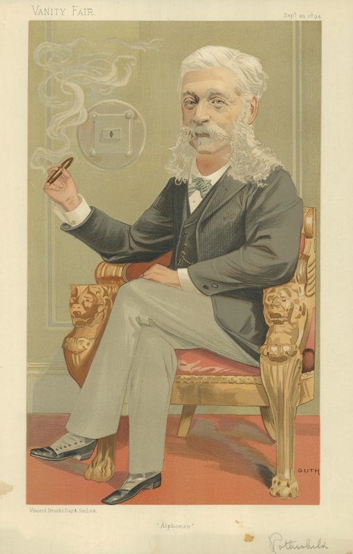 Baron Alphonse de Rothschild autorstwa Jean Baptiste Guth
