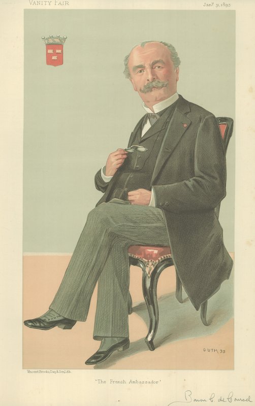 Baron Chaudron de Courcel autorstwa Jean Baptiste Guth