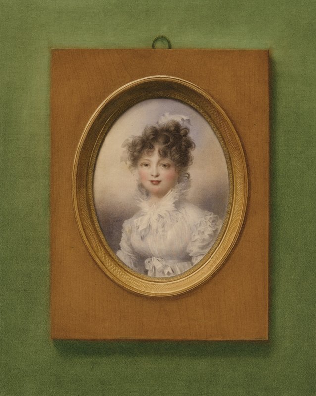 Portret wielkiej księżnej Katarzyny Pawłownej Rosji autorstwa Jean Baptiste after Isabey