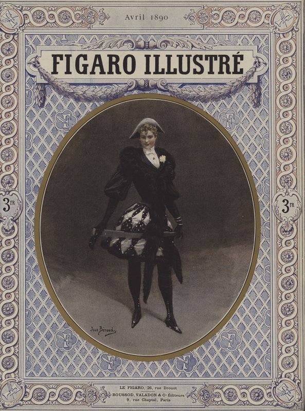 Arlekin Fin de Siecle autorstwa Jean Beraud