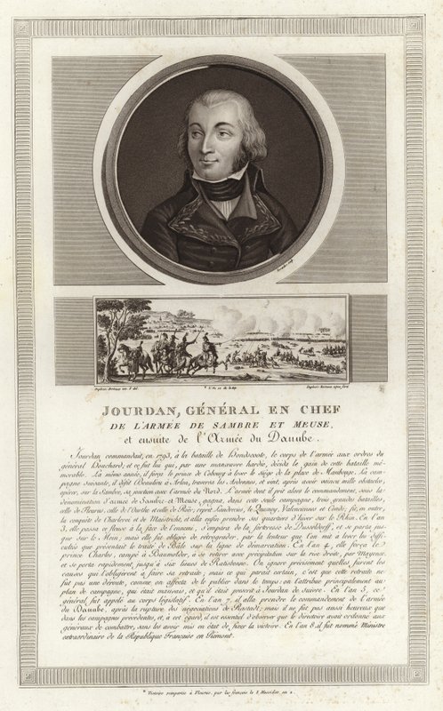 Portret Jean-Baptiste Jourdan, Comte Jourdan autorstwa Jean Duplessi Bertaux