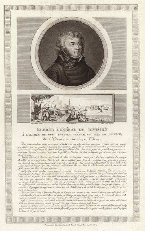 Portret Jeana Baptiste Klebera autorstwa Jean Duplessi Bertaux