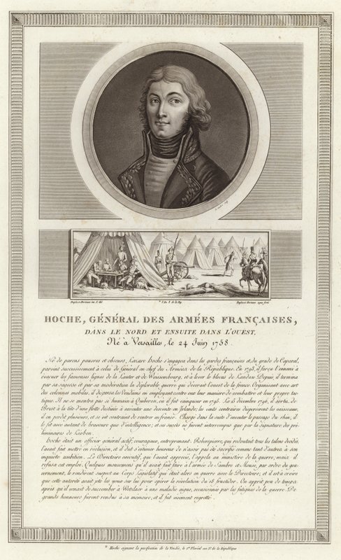 Portret Lazare Hoche autorstwa Jean Duplessi Bertaux