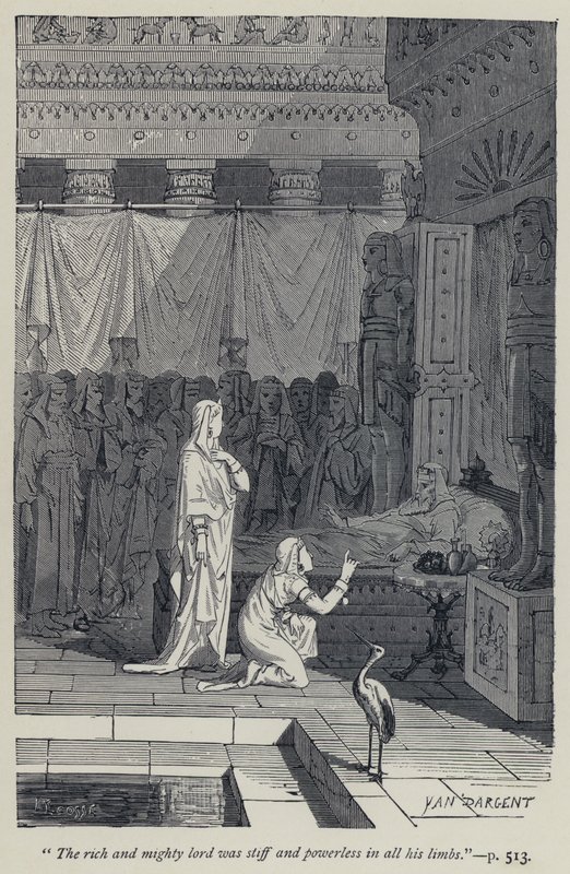 „Bogaty i potężny pan był sztywny i bezsilny we wszystkich swoich członkach” (rycina) autorstwa Jean Edouard Dargent
