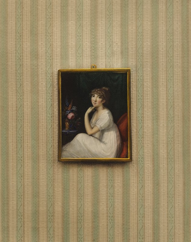 Portret królowej Karoliny, żony króla Jerzego IV autorstwa Jean Francois Marie Huet Villiers