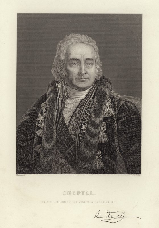 Jean-Antoine Chaptal autorstwa Jean Jacques Francois Monanteuil