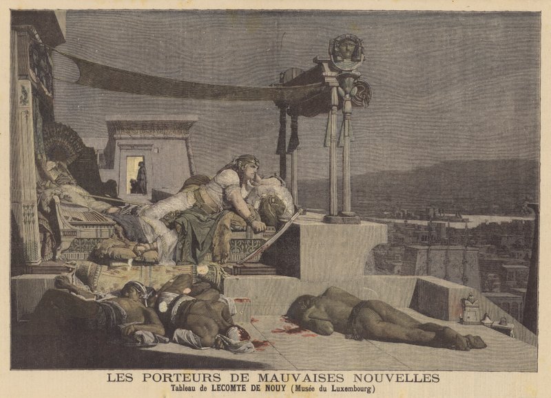 Niosący złe wieści autorstwa Jean Jules Antoine Lecomte du Nouy
