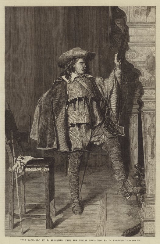 Kawaler, z Wystawy Zimowej, nr 7, Haymarket autorstwa Jean Louis Ernest Meissonier