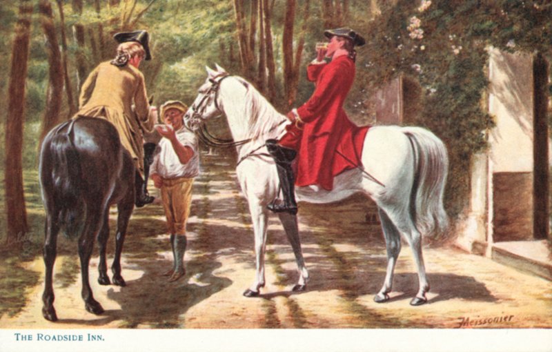 Przydrożny Zajazd autorstwa Jean Louis Ernest Meissonier