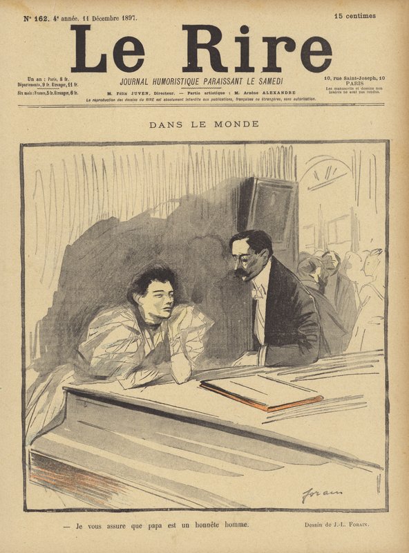 Ilustracja do Le Rire autorstwa Jean Louis Forain