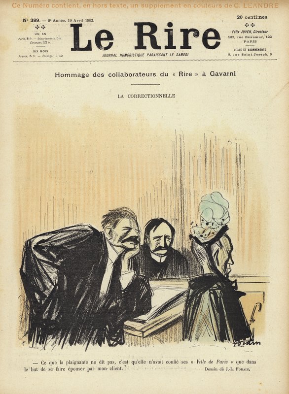 Ilustracja do Le Rire autorstwa Jean Louis Forain