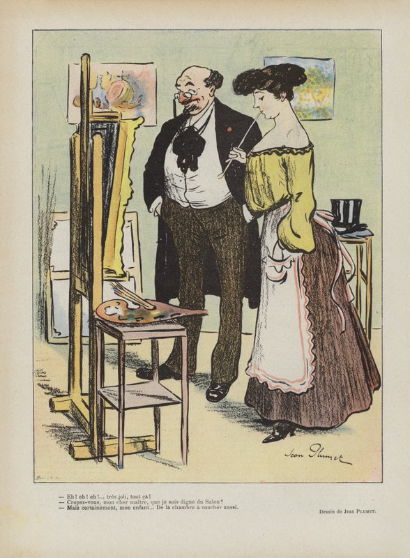 Ilustracja do Le Rire autorstwa Jean Plumet