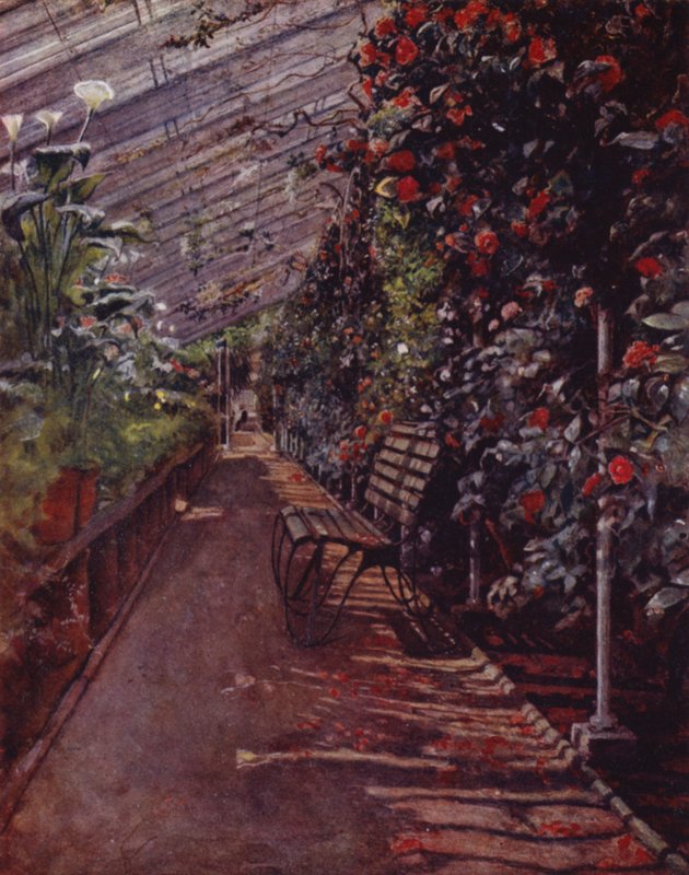 Chiswick House, The Conservatory (kolor lito) autorstwa Jessie MacGregor