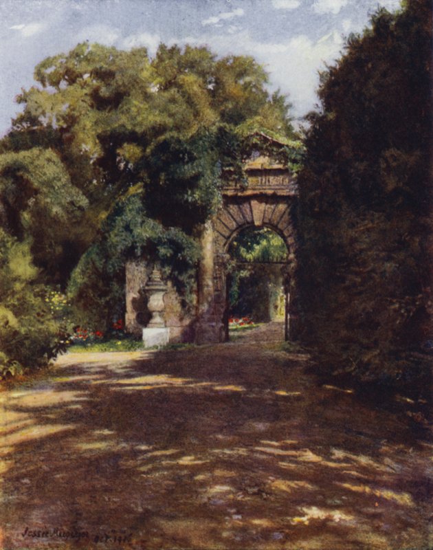 Chiswick House, The Inigo Jones Gateway (kolor lito) autorstwa Jessie MacGregor
