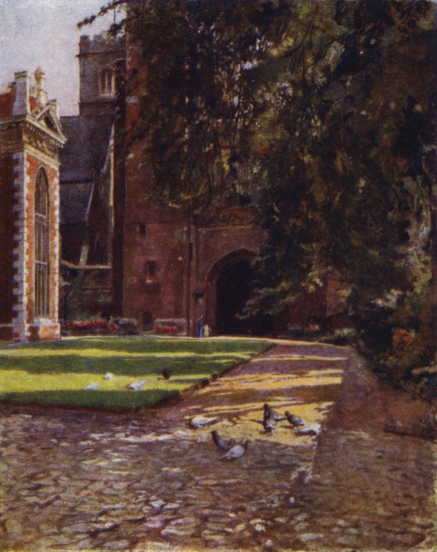 Lambeth, The Tudor Gateway (kolor lito) autorstwa Jessie MacGregor