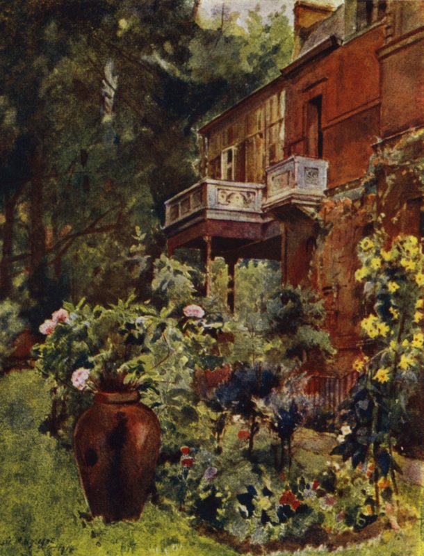 Leighton House, Studio Balkon, od Garden (kolor lito) autorstwa Jessie MacGregor