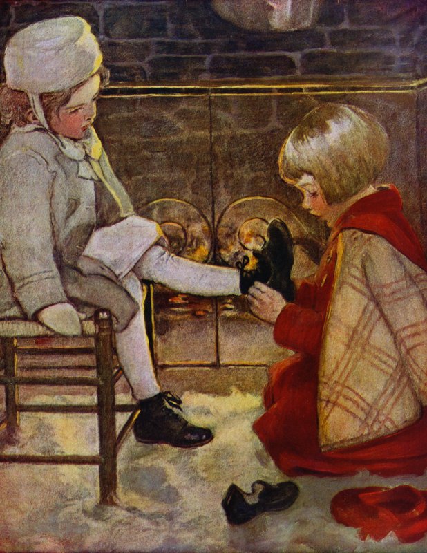 Nowoczesny Kopciuszek (kolor lito) autorstwa Jessie Willcox Smith
