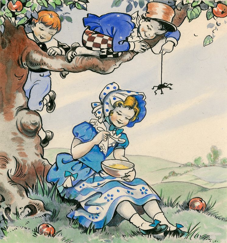Mała Miss Muffet autorstwa Jesus Blasco
