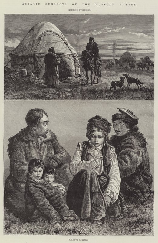 Poddani azjatyccy Imperium Rosyjskiego autorstwa Johann Nepomuk Schonberg