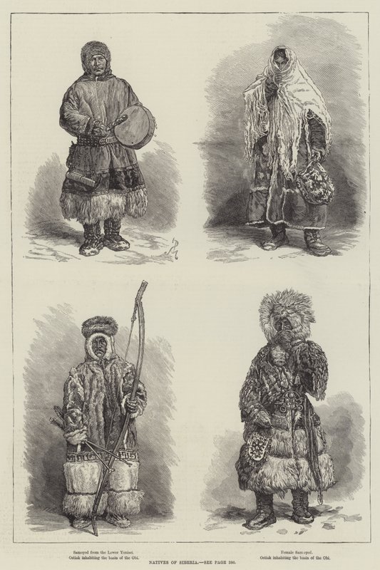 Mieszkańcy Syberii autorstwa Johann Nepomuk Schonberg