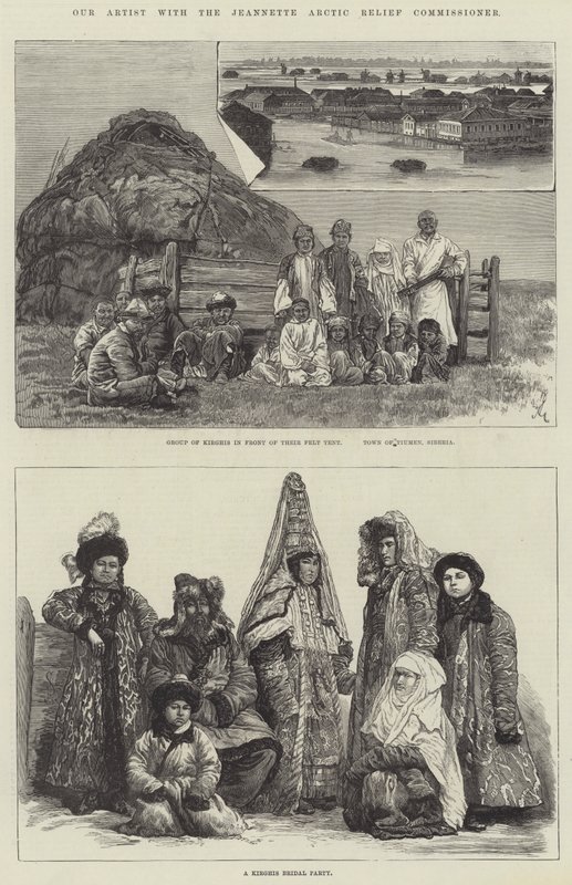 Nasz artysta z komisarzem Jeannette Arctic Relief autorstwa Johann Nepomuk Schonberg