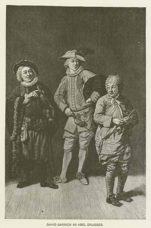 David Garrick jako Abel Drugger autorstwa Johan Joseph Zoffany