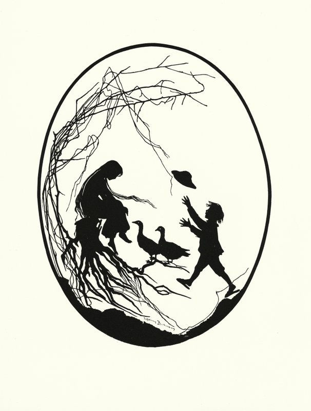 Die Gansemagd (litografia) autorstwa Johanna Beckmann