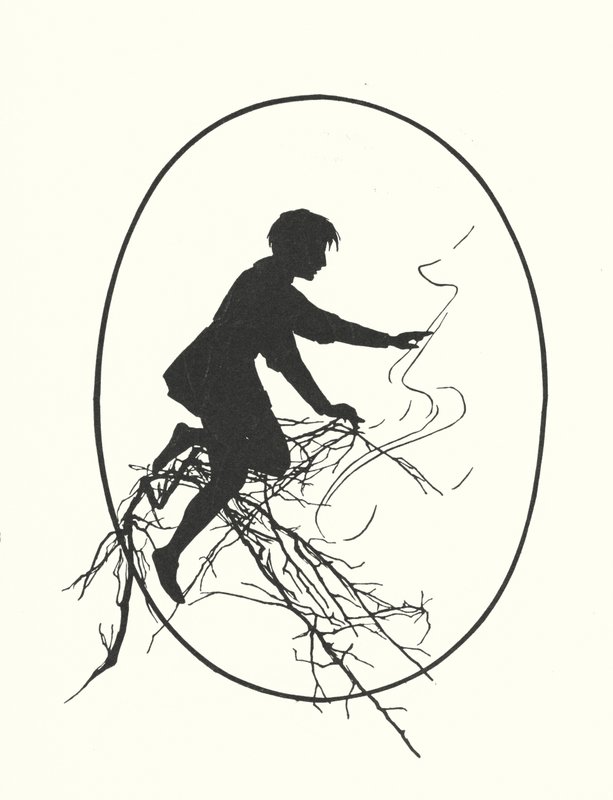 Sylwetka Johanny Beckmann (litografia) autorstwa Johanna Beckmann