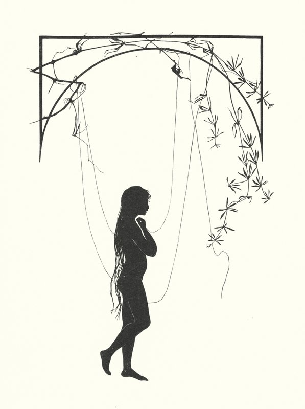 Sylwetka Johanny Beckmann (litografia) autorstwa Johanna Beckmann