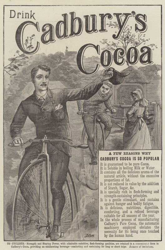 Reklama, Kakao Cadbury autorstwa John Bagnold Burgess